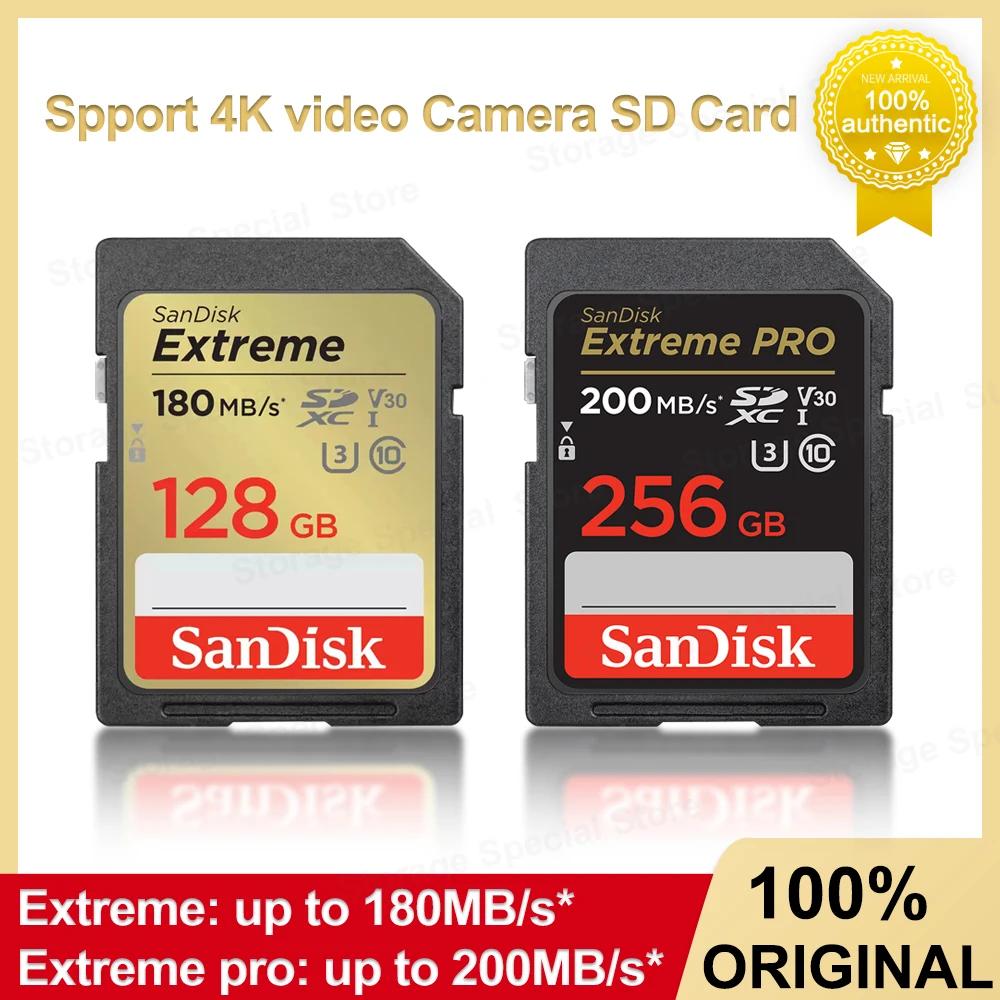 SanDisk SD ī, 4K UHD ޸ ī,   ĳ ī޶ UHS-I ī, 32G, 64G, 128G, 256G, 512G, 1TB, C10, U3, V30